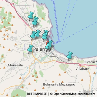 Mappa Via Gorizia, 90133 Palermo PA, Italia (3.37909)