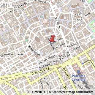 Mappa Via Maqueda, 94/96, 90133 Palermo, Palermo (Sicilia)