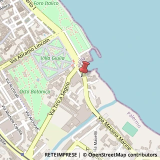 Mappa Via Ponte di Mare,  8, 90123 Palermo, Palermo (Sicilia)
