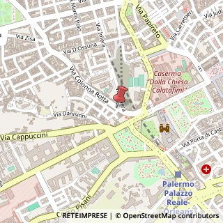 Mappa Via Colonna Rotta, 68, 90134 Palermo, Palermo (Sicilia)