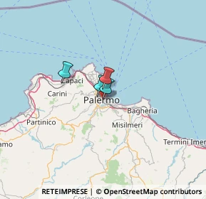 Mappa Via dei Biscottari, 90134 Palermo PA, Italia (44.18571)