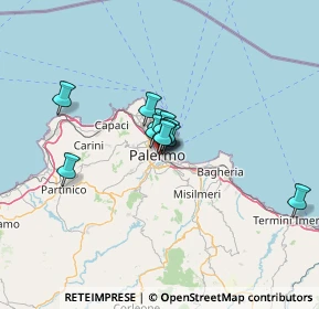 Mappa Via dei Biscottari, 90134 Palermo PA, Italia (8.49727)
