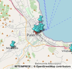 Mappa Via dei Biscottari, 90134 Palermo PA, Italia (3.41333)