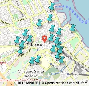 Mappa Via dei Biscottari, 90134 Palermo PA, Italia (0.985)