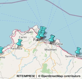 Mappa Piazzetta delle Vittime, 90134 Palermo PA, Italia (22.76455)