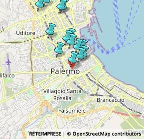 Mappa Piazzetta delle Vittime, 90134 Palermo PA, Italia (1.87429)