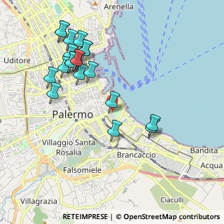 Mappa Via Archirafi subcampus., 90123 Palermo PA, Italia (2.4165)