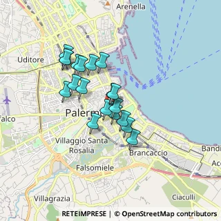 Mappa Via Parrocchia dei Tartari, 90133 Palermo PA, Italia (1.52842)