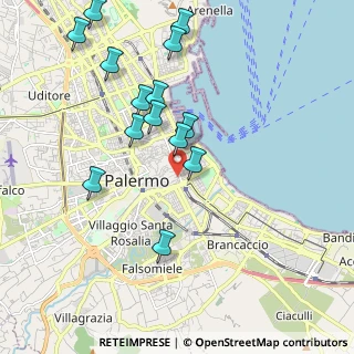 Mappa Vicolo Santa Rosalia, 90133 Palermo PA, Italia (2.30357)
