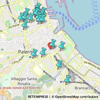Mappa Via Parrocchia dei Tartari, 90133 Palermo PA, Italia (1.423)