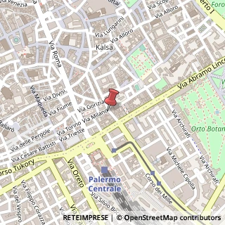 Mappa Corso dei Mille, 5, 90123 Palermo, Palermo (Sicilia)