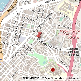 Mappa Via Cardinale Gennaro Portanova, 40, 89124 Reggio di Calabria, Reggio di Calabria (Calabria)