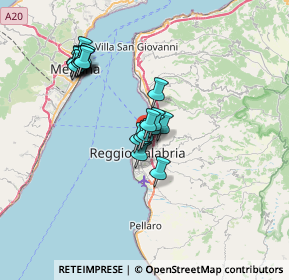 Mappa Viale Roma, 89129 Reggio di Calabria RC, Italia (6.686)