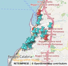 Mappa Viale Roma, 89129 Reggio di Calabria RC, Italia (0.774)