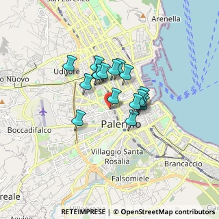 Mappa Via Costantino Lascaris, 90100 Palermo PA, Italia (1.28471)
