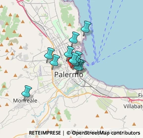 Mappa Piazza Beati Paoli, 90134 Palermo PA, Italia (2.08)