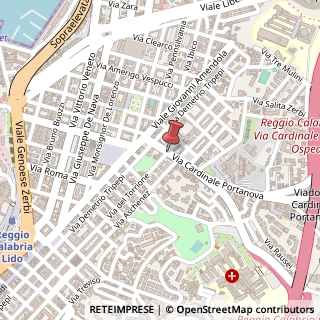 Mappa Via Cardinale Tripepi, 7, 89123 Reggio di Calabria, Reggio di Calabria (Calabria)