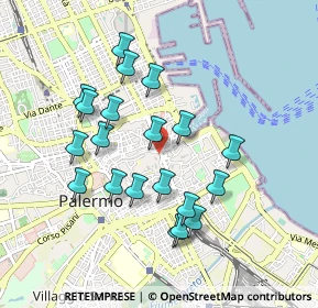 Mappa Salita Sant'Antonio, 90133 Palermo, Italia (0.973)