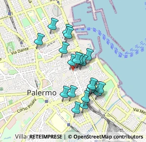 Mappa Salita Sant'Antonio, 90133 Palermo, Italia (0.814)