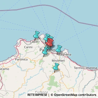 Mappa Salita Partanna, 90133 Palermo PA, Italia (5.80545)