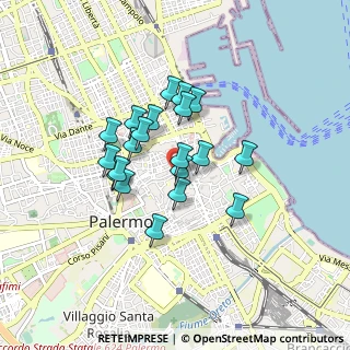 Mappa Via Maqueda, 90139 Palermo PA, Italia (0.724)