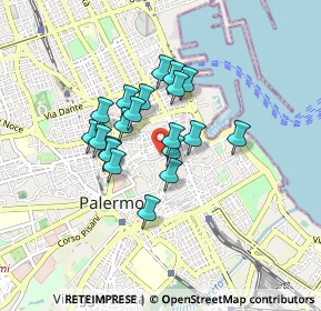Mappa Vicolo Caldomai, 90134 Palermo PA, Italia (0.7)