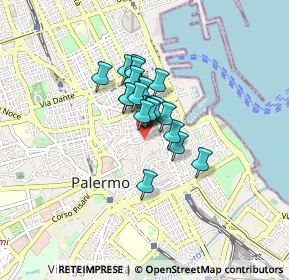 Mappa Vicolo Caldomai, 90134 Palermo PA, Italia (0.536)