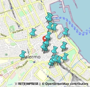 Mappa Vicolo Caldomai, 90134 Palermo PA, Italia (0.826)