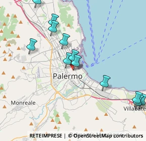 Mappa Vicolo Caldomai, 90134 Palermo PA, Italia (4.985)