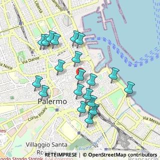 Mappa Piazza Parlatoio, 90133 Palermo PA, Italia (1.0245)