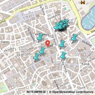 Mappa Piazza Parlatoio, 90133 Palermo PA, Italia (0.249)