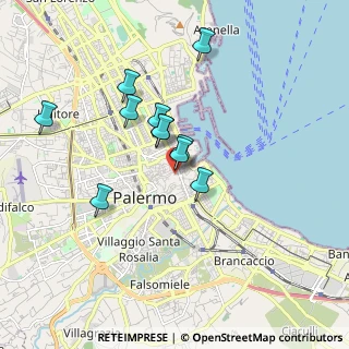 Mappa Via Venezia, 90133 Palermo, Italia (1.61727)