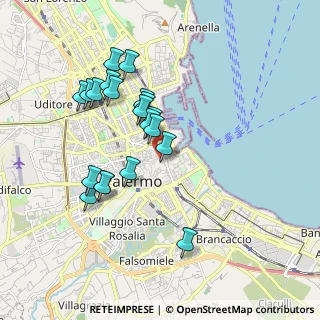 Mappa Vicolo Mori, 90133 Palermo PA, Italia (1.9225)
