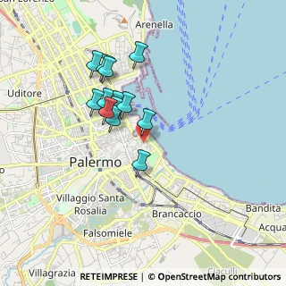 Mappa Piazza Marina, 90100 Palermo PA, Italia (1.64692)