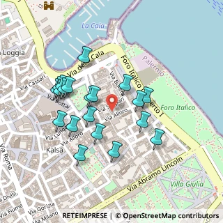 Mappa Piazza Marina, 90100 Palermo PA, Italia (0.2385)