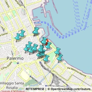 Mappa Piazza Marina, 90100 Palermo PA, Italia (0.8005)
