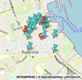Mappa Via dei Candelai, 90134 Palermo PA, Italia (0.774)
