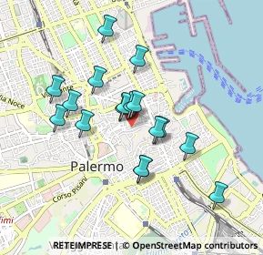 Mappa Via dei Candelai, 90134 Palermo PA, Italia (0.83824)
