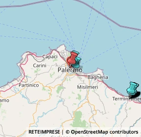 Mappa Via Quattro Coronati, 90134 Palermo PA, Italia (26.6955)