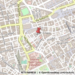 Mappa Via Alfredo Casella, 7, 90143 Palermo, Palermo (Sicilia)