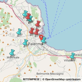 Mappa Piazza S. Francesco D'Assisi, 90133 Palermo PA, Italia (4.75417)