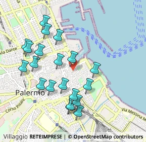 Mappa Piazza S. Francesco D'Assisi, 90133 Palermo PA, Italia (1.0965)