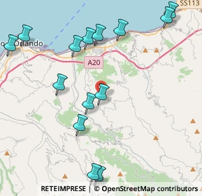 Mappa 98062 Ficarra ME, Italia (5.52286)