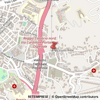 Mappa Via Caserta Crocevia, 25, 89124 Reggio di Calabria, Reggio di Calabria (Calabria)