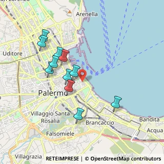 Mappa Via Torremuzza, 90133 Palermo PA, Italia (1.95091)