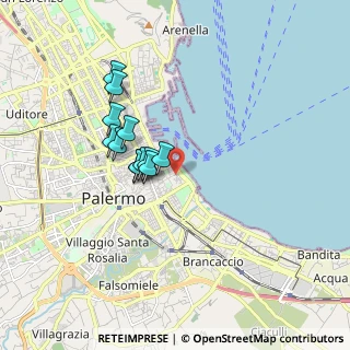 Mappa Via Torremuzza, 90133 Palermo PA, Italia (1.54083)