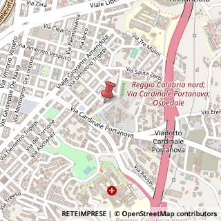 Mappa Via Galileo Ferraris,  3, 89123 Reggio di Calabria, Reggio di Calabria (Calabria)