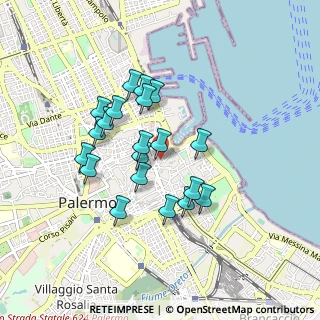 Mappa Via Vittorio Emanuele, 90133 Palermo, Italia (0.834)