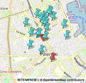 Mappa Via Costantino Lascaris, 90138 Palermo PA, Italia (0.881)