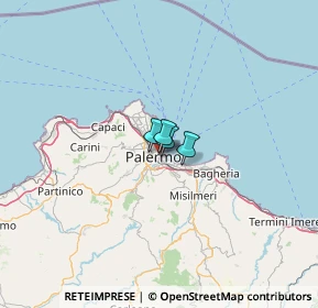 Mappa Via del Parlamento, 90133 Palermo PA, Italia (41.907)